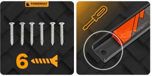 3x LISTWA MAGNETYCZNA ZESTAW MAGNES NA NARZĘDZIA AKCESORIA PRZYBORY UCHWYT 6