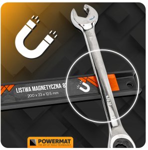 3x LISTWA MAGNETYCZNA ZESTAW MAGNES NA NARZĘDZIA AKCESORIA PRZYBORY UCHWYT 7