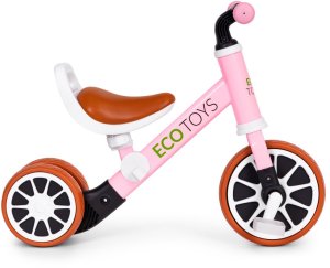 Rowerek Trójkołowy 2w1 ECOTOYS  Funkcja Biegowego I Standardowego 3