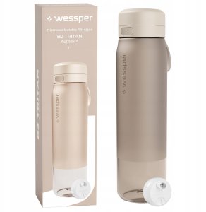 Wessper Butelka filtrująca B2 TRITAN Actitex™ 1000ml Beige (WES273-1000-BG_K) 2