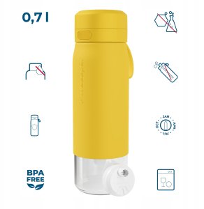 Wessper Butelka filtrująca B2 GLASS Actitex™ 700ml Yellow (WES270-700-YL_K) 9