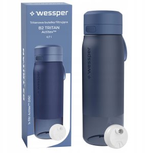 Wessper Butelka filtrująca B2 TRITAN Actitex™ 700ml Blue (WES273-700-BL_K) 2