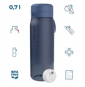 Wessper Butelka filtrująca B2 TRITAN Actitex™ 700ml Blue (WES273-700-BL_K) 10