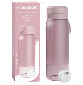 Wessper Butelka filtrująca B2 TRITAN Actitex™ 700ml Pink (WES273-700-PK_K) 2