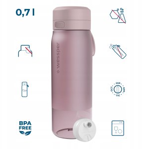 Wessper Butelka filtrująca B2 TRITAN Actitex™ 700ml Pink (WES273-700-PK_K) 10