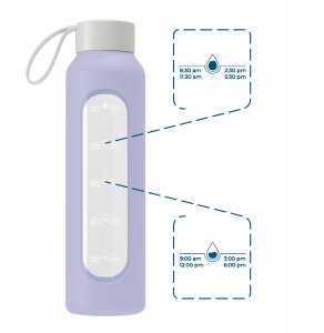 Wessper Szklana butelka Wessper B1 Borosilicate 500ml Lavender (WES260-500-VI-NEW) 6