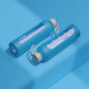 Szklana butelka Wessper B1 Borosilicate 1000ml Ocean (WES260-OC-NEW) 3