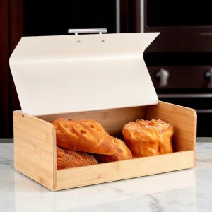 CHLEBAK BAMBUSOWY POJEMNIK NA PIECZYWO E-6075 2