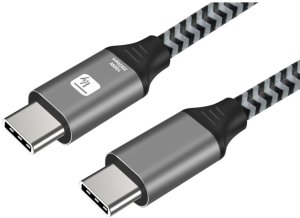 Kabel USB Techly USB-C - USB-C 2 m Czarny (TLY_622403) 2