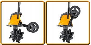 GLEBOGRYZARKA ELEKTRYCZNA KULTYWATOR DO ZIEMI 1900W 400MM GŁĘBOKOŚĆ 220MM 12