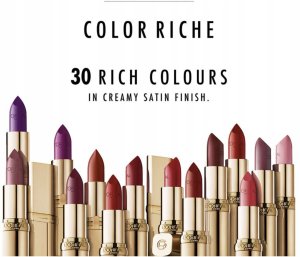 L'OREAL_Color Riche Satin szminka do ust 300 Le Rouge Paris  4,7g 2