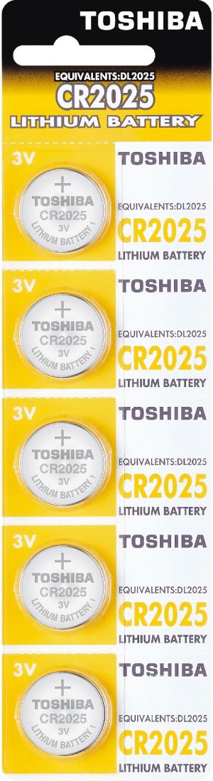 Toshiba Bateria CR2025 170mAh 5 szt. 1