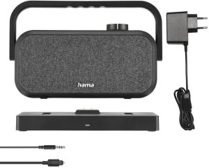 GŁOŚNIK MOBILNY RADIOWY TV HAMA CZARNY 6