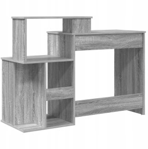 Biurko vidaXL Szare 120.5 cm x 44 cm 6