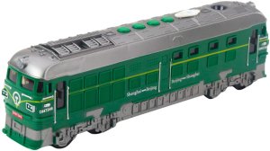 Pociąg Zabawkowy Efekty Świetlne Dźwięki Melodie Światła Para Wodna 3