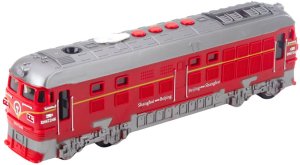 Pociąg Zabawkowy Efekty Świetlne Dźwięki Melodie Światła Para Wodna 4