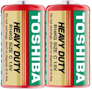 Toshiba Bateria Heavy Duty C / R14 2 szt. 1