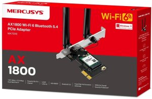 MERCUSYS MA70XE WiFi6E PCIe adapter (AX1800,2,4GHz/5GHz,Bluetooth5.4) 3
