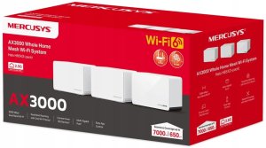 MERCUSYS Halo H85X(3-pack) WiFi6 Mesh (AX3000,2,4GHz/5GHz,1x2,5GbELAN/WAN,2xGbELAN/WAN) 3