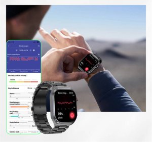 Smartwatch Diaway SMARTWATCH ZEGAREK WATCH DAMSKI MENU PL POLSKIE ROZMOWY Męski AMOLED SPORT ET585 17