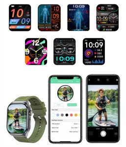 Smartwatch Diaway SMARTWATCH ZEGAREK WATCH DAMSKI MENU PL POLSKIE ROZMOWY Męski AMOLED SPORT ET585 18