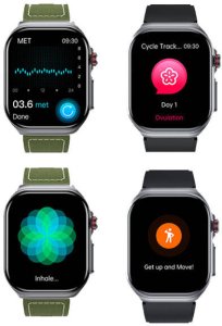 Smartwatch Diaway SMARTWATCH ZEGAREK WATCH DAMSKI MENU PL POLSKIE ROZMOWY Męski AMOLED SPORT ET585 6