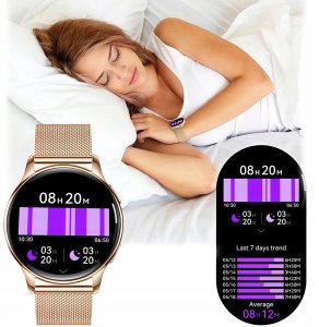 SMARTWATCH ZEGAREK WATCH DAMSKI ROZMOWY MENU POLSKIE PULS OKRĄGŁY SPORT PL Y11 13