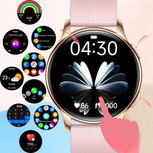 SMARTWATCH ZEGAREK WATCH DAMSKI ROZMOWY MENU POLSKIE PULS OKRĄGŁY SPORT PL Y11 18