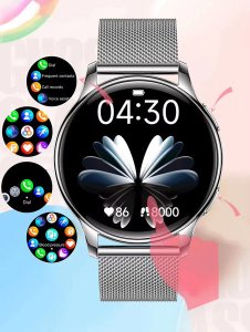SMARTWATCH ZEGAREK WATCH DAMSKI ROZMOWY MENU POLSKIE PULS OKRĄGŁY SPORT PL Y11 7