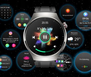 SMARTWATCH SMARTBAND BAND OPASKA ZEGAREK AMOLED SP02 BLUETOOTH 5ATM PRO FIT MT200 13