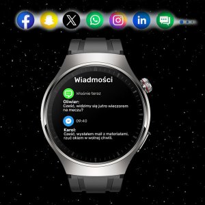 SMARTWATCH SMARTBAND BAND OPASKA ZEGAREK AMOLED SP02 BLUETOOTH 5ATM PRO FIT MT200 16