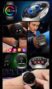 SMARTWATCH SMARTBAND BAND OPASKA ZEGAREK AMOLED SP02 BLUETOOTH 5ATM PRO FIT MT200 17