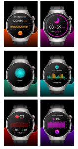 SMARTWATCH SMARTBAND BAND OPASKA ZEGAREK AMOLED SP02 BLUETOOTH 5ATM PRO FIT MT200 2