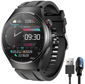 SMARTWATCH SMARTBAND BAND OPASKA ZEGAREK AMOLED SP02 BLUETOOTH 5ATM PRO FIT MT200 4