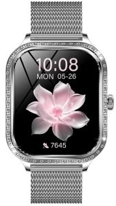 SMARTWATCH WATCH ZEGAREK AMOLED BLUETOOTH ROZMOWY MENU PL DAMSKI SMARTBAND MK88 16