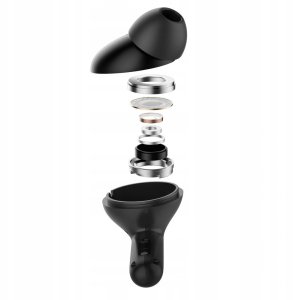 Słuchawki Spigen Bezprzewodowe słuchawki dokanałowe SA2400 ANC In-ear Earphone Black 5