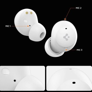 Słuchawki Spigen Bezprzewodowe słuchawki dokanałowe SA2401 ANC Pro In-ear Earphone White 6