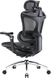 Fotel Anda Seat Fotel gamingowy Sihoo DORO C300 Pro Mesh Black 3