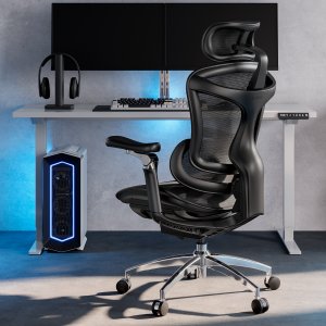 Fotel Anda Seat Fotel gamingowy Sihoo DORO C300 Pro Mesh Black 5
