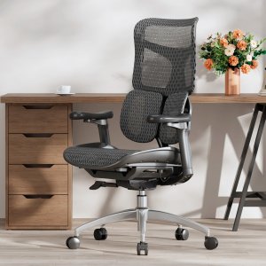 Fotel gamingowy Sihoo DORO S100  Mesh Black 8