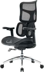 Fotel gamingowy Sihoo DORO S100  Mesh Black 3