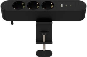 Listwa zasilająca MicroConnect Multi Desktop Power Socket 3 Gniazdo Stacjonarne 3x Schuko, 3x USB 4