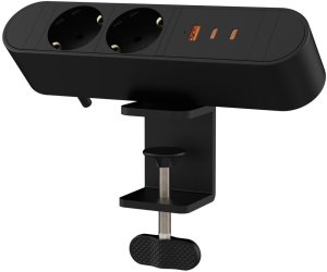 Listwa zasilająca MicroConnect Multi Desktop Power Socket 2 Gniazdo z USB 5