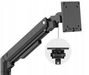 UCHWYT BIURKOWY DO MONITORA, NA SPRĘŻYNIE GAZOWEJ BRATECK-LDT69-C024P BRATECK 2