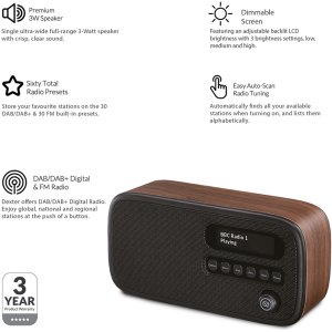 VQ Dexter radio. Walnut 2