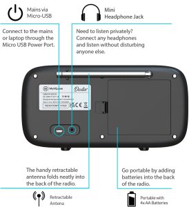 VQ Dexter radio. Walnut 3