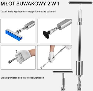 Zestaw PDR do usuwania wyciągania wgnieceń 107 szt. Duży XXL 2