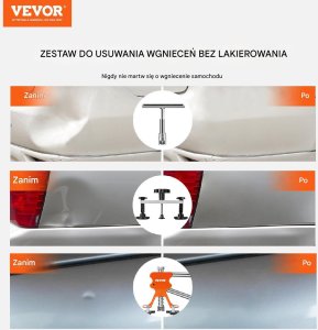 Zestaw PDR do usuwania wyciągania wgnieceń 107 szt. Duży XXL 7