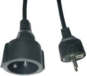 MicroConnect Power Extension Cord EU to 2