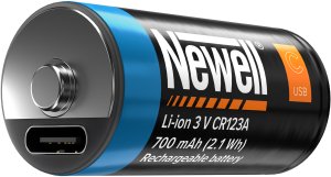 NEWELL NL4206 Akumulator CR123A USB-C 700 mAh 2 szt. blister 7